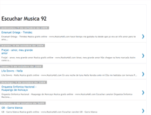 Tablet Screenshot of escucharmusica-92.blogspot.com