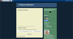 Desktop Screenshot of pequenomissionario.blogspot.com