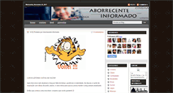 Desktop Screenshot of aborrecenteinformado.blogspot.com