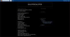 Desktop Screenshot of gulfpocalypse.blogspot.com