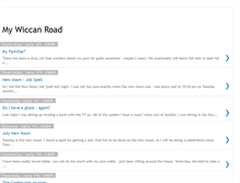 Tablet Screenshot of mywiccanroad.blogspot.com