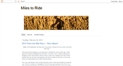 Desktop Screenshot of milestoridebeforesleep.blogspot.com