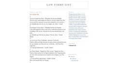 Desktop Screenshot of law-3firms-3list.blogspot.com