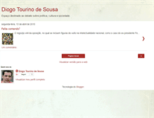 Tablet Screenshot of diogotourino.blogspot.com