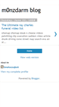 Mobile Screenshot of m0nzdarm.blogspot.com