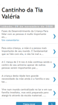 Mobile Screenshot of cantinhodatiavaleria.blogspot.com