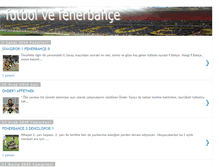 Tablet Screenshot of futbolvefenerbahce.blogspot.com