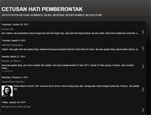 Tablet Screenshot of cetusanhatipemberontak.blogspot.com