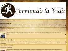 Tablet Screenshot of corriendolasvidas.blogspot.com