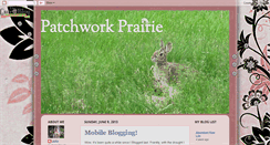 Desktop Screenshot of patchworkprairie.blogspot.com