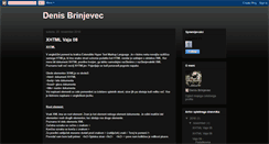 Desktop Screenshot of denisbrinjevec.blogspot.com