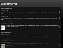 Tablet Screenshot of denisbrinjevec.blogspot.com