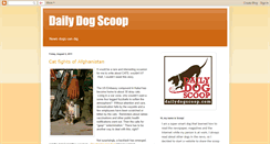 Desktop Screenshot of dailydogscoop.blogspot.com