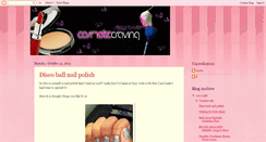 Desktop Screenshot of cosmeticcraving.blogspot.com