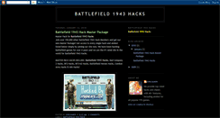 Desktop Screenshot of battlefield1943hacks.blogspot.com