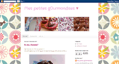 Desktop Screenshot of mespetitesgourmandises.blogspot.com