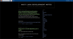 Desktop Screenshot of java-vignettes.blogspot.com