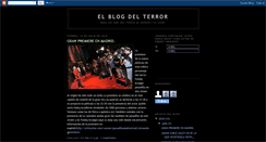 Desktop Screenshot of elblogdelterror-es.blogspot.com