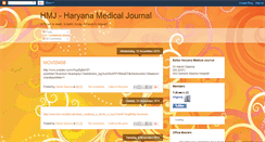 Desktop Screenshot of hmj-haryanamedicaljournal.blogspot.com