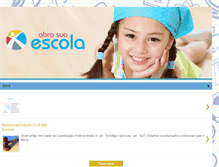 Tablet Screenshot of abrasuaescola.blogspot.com