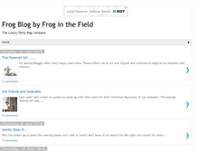 Tablet Screenshot of froginthefield.blogspot.com