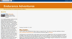 Desktop Screenshot of endurance-adventures.blogspot.com