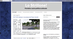 Desktop Screenshot of ilblogdellostrillone.blogspot.com