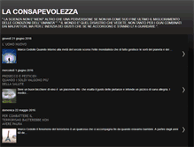 Tablet Screenshot of la-consapevolezza.blogspot.com