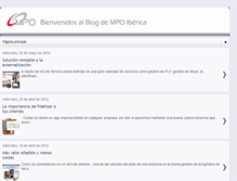 Tablet Screenshot of mpo-iberica.blogspot.com