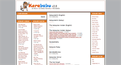 Desktop Screenshot of kerababu2.blogspot.com