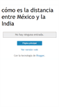 Mobile Screenshot of comoesladistanciaentremexicoylaindia.blogspot.com