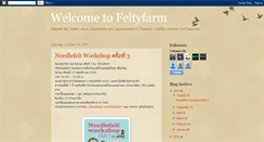 Desktop Screenshot of feltyfarm.blogspot.com