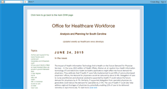 Desktop Screenshot of officeforhealthcareworkforce.blogspot.com
