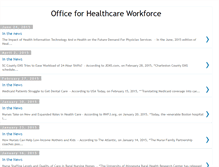 Tablet Screenshot of officeforhealthcareworkforce.blogspot.com