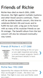 Mobile Screenshot of friendsofrichie.blogspot.com