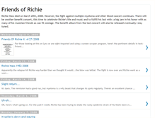 Tablet Screenshot of friendsofrichie.blogspot.com