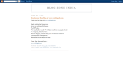 Desktop Screenshot of blogzoneindia.blogspot.com
