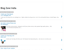 Tablet Screenshot of blogzoneindia.blogspot.com