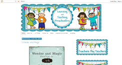 Desktop Screenshot of learningandteachingwithpreschoolers.blogspot.com