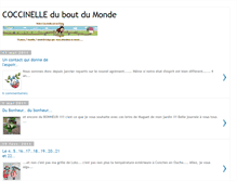 Tablet Screenshot of coccinelleduboutdumonde.blogspot.com