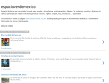 Tablet Screenshot of espacioverdemexico.blogspot.com