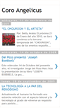 Mobile Screenshot of coroangelicus.blogspot.com