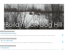 Tablet Screenshot of buildingdoghill.blogspot.com