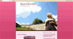 Desktop Screenshot of maudetmerveilles.blogspot.com