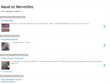 Tablet Screenshot of maudetmerveilles.blogspot.com