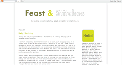 Desktop Screenshot of feastandstitches.blogspot.com