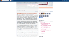 Desktop Screenshot of organizationalethicscsr.blogspot.com