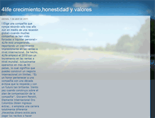 Tablet Screenshot of 4lifecrecimientohonestidadyvalores.blogspot.com