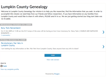 Tablet Screenshot of lumpkincountygen.blogspot.com