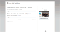 Desktop Screenshot of lisanskpss.blogspot.com